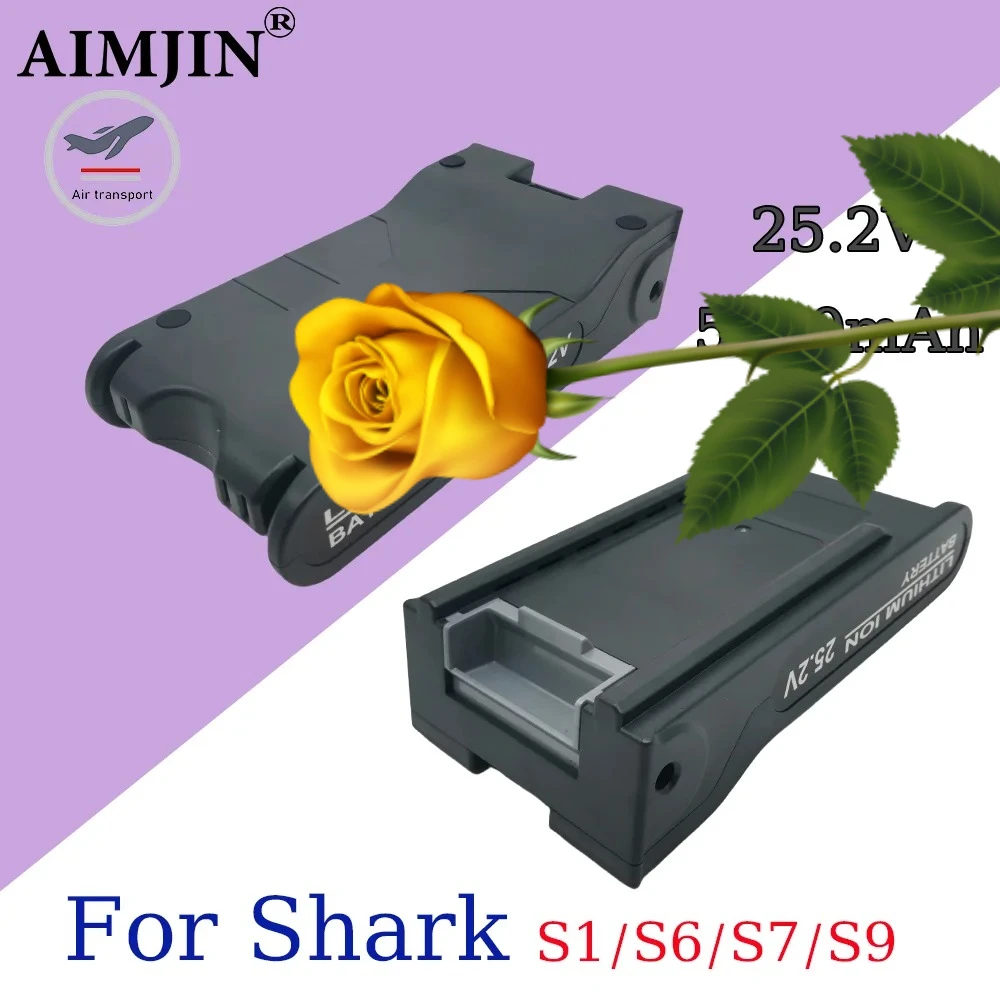 

AIMJIN 25.2V 5000mAH Lithium-ion Battery Pack, For Shark XBAT200 ION Rocket IONFlex and IONFlex Cordless Vacuums Battery
