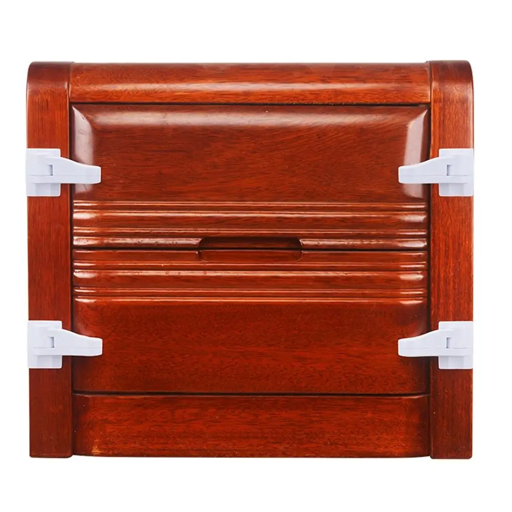 ABS Türgriffschloss Sicherheitsausrüstung Multifunktionale Unisex Sicherheitsschloss Selbstklebende Anti-Klemm-Sicherheitsschutzschnalle