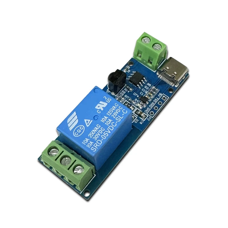 Module de relais unique de télécommande infrarouge PCB + Module utilitaire Portable pratique multifonctionnel en plastique