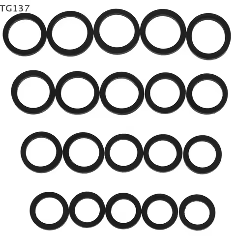 20PCS Rubber Ring Mixed Idle Tire Wheel Belt Loop Ldler For Cassette Deck Recorder Tape Stereo Audio Player