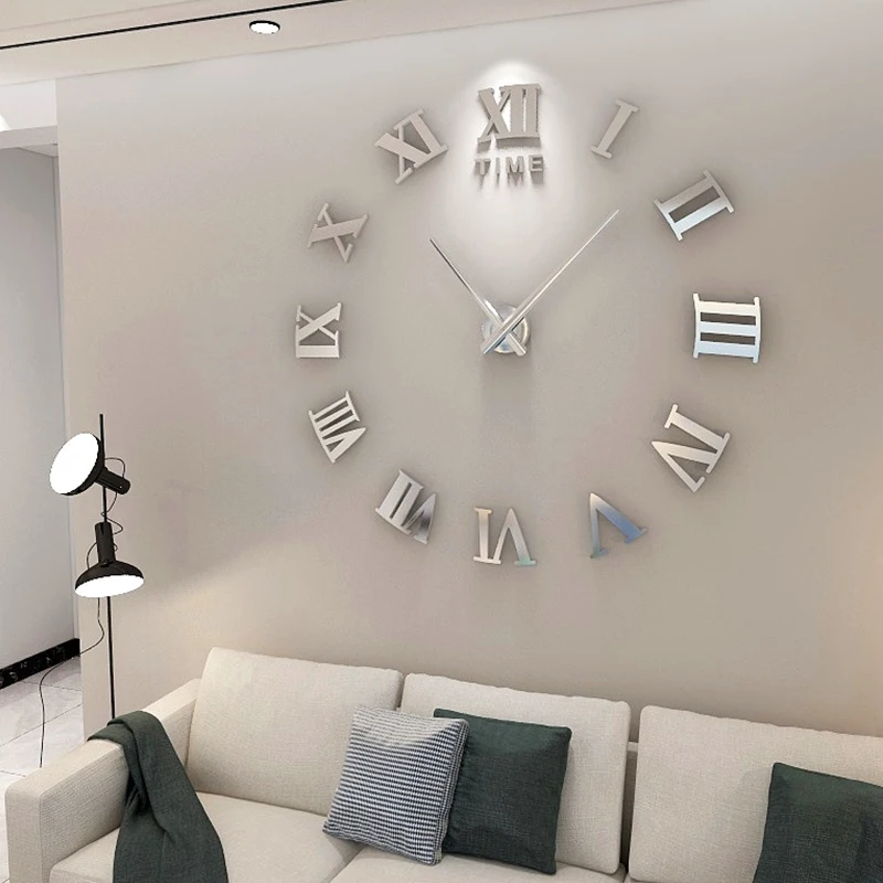 Roman Numeral 3D Wall Clocks 1