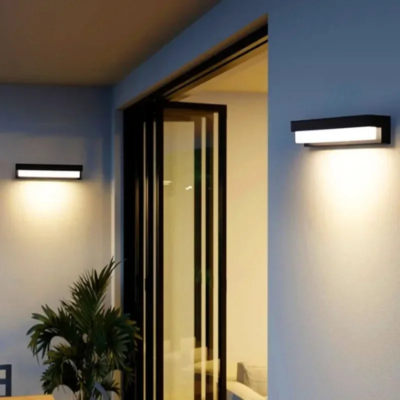 Imagem -04 - Impermeável ao ar Livre Solar Led Wall Light Jardim Varanda Decor Villa Porta Número Sconce Iluminação Interior Ip65