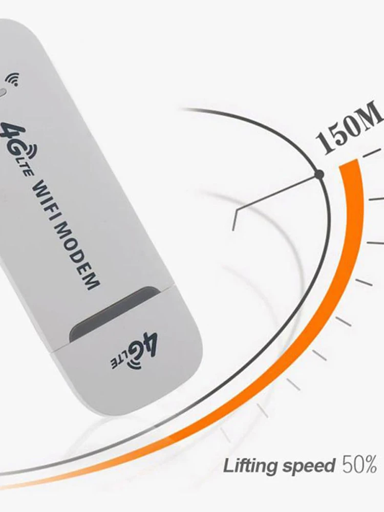 Modem Stick USB 150Mbps Adaptor WiFi Nirkabel Portabel Router Kartu 4G untuk Laptop