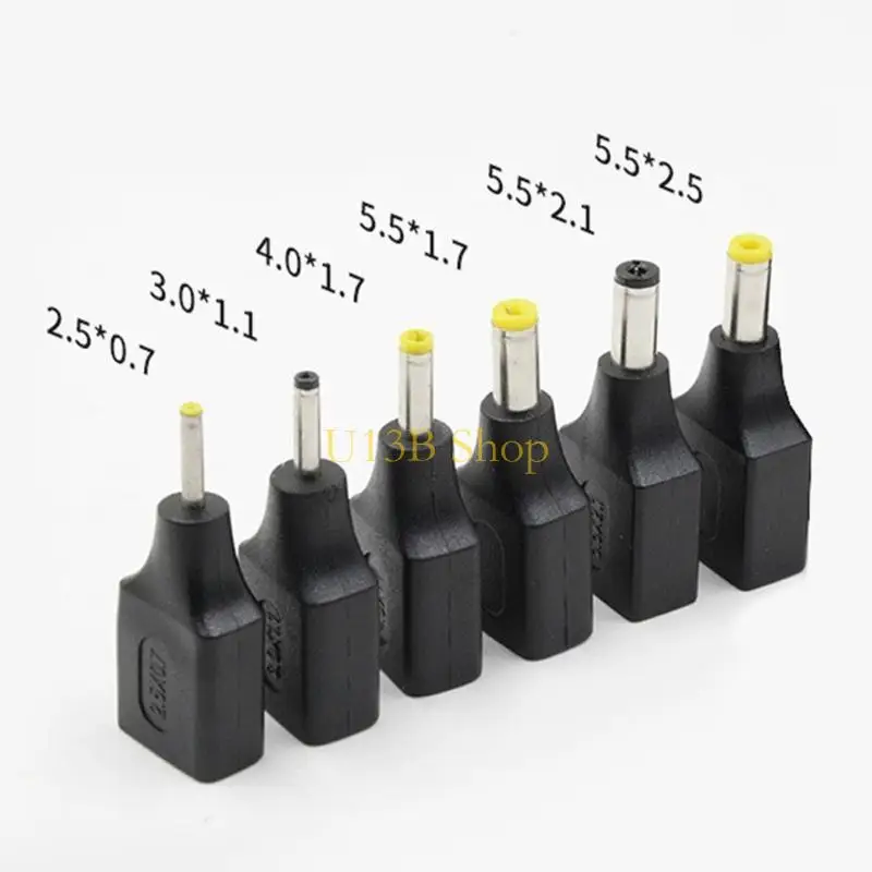 U13B Laptop Adapter Co końca prosta głowica USB Kobiece Adapter Złącze Black
