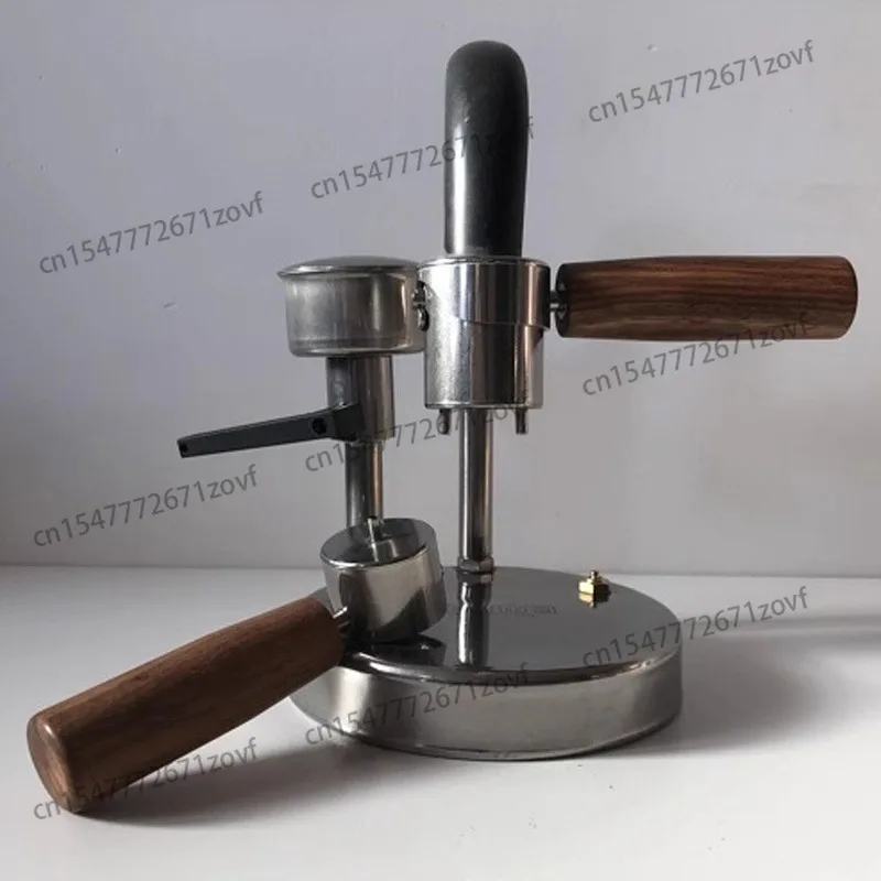 Espresso machine Stainless steel coffee machine Solid wood handle Gas stove/induction cooker heating 30-300ml
