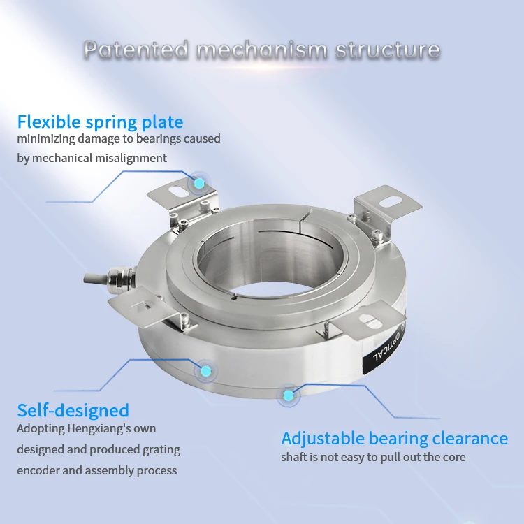 HENGXIANG K130 130mm Outer size hollow shaft rotary encoder 1000ppr