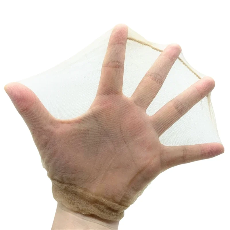 2/6/12er-Pack ultradünne, unsichtbare HD-Perückenkappe im Großhandel für Lace-Front-Perücken – transparente Nylon-Strumpfkappe in großen Mengen für Frauen