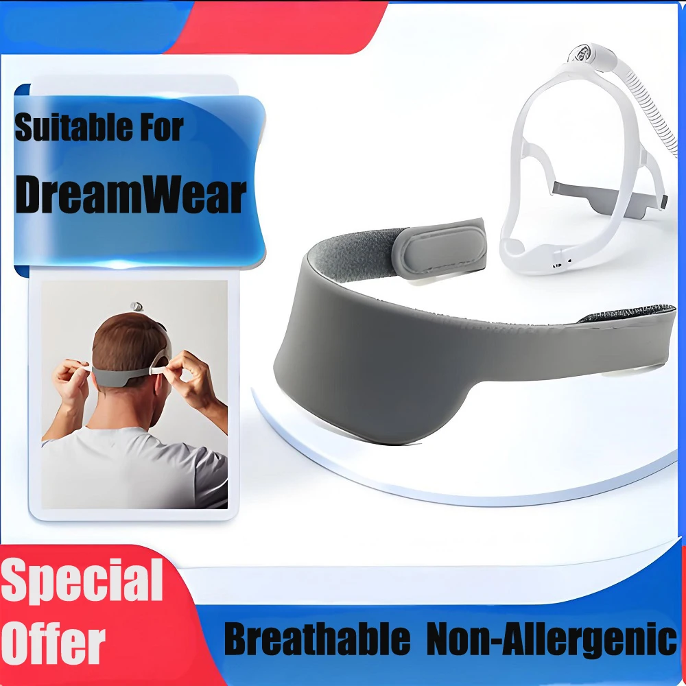 

1 ~ 10 упаковок для Dreamwear, регулируемый мягкий ремешок на голову с подлокотниками — удобный сменный головной убор для лучшего сна