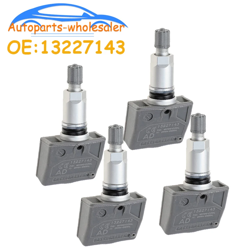 Accesorio para automóvil, Sensor de monitoreo de presión de neumáticos TPMS de 433MHZ 13227143 para GMC Saab 9-3 9-5 Chevrolet Volt Lotus Exige