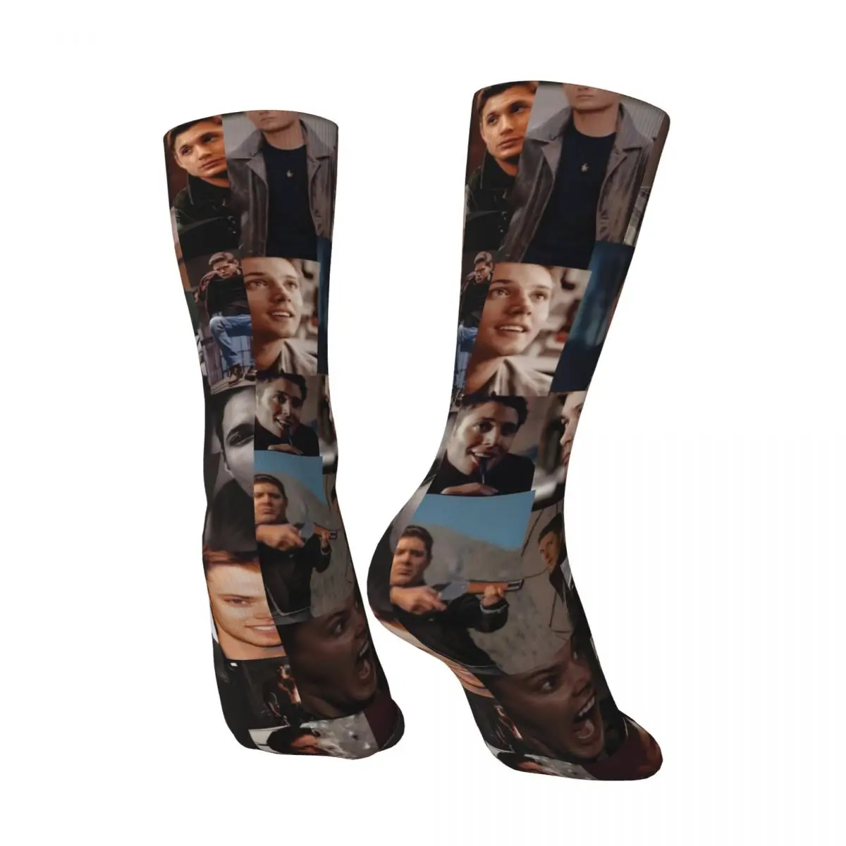 جوارب Dean Winchester للتلفزيون الخارق للطبيعة، جوارب غير رسمية للرجال، جوارب جري متوسطة ناعمة، جوارب شتوية مضادة للانزلاق #3