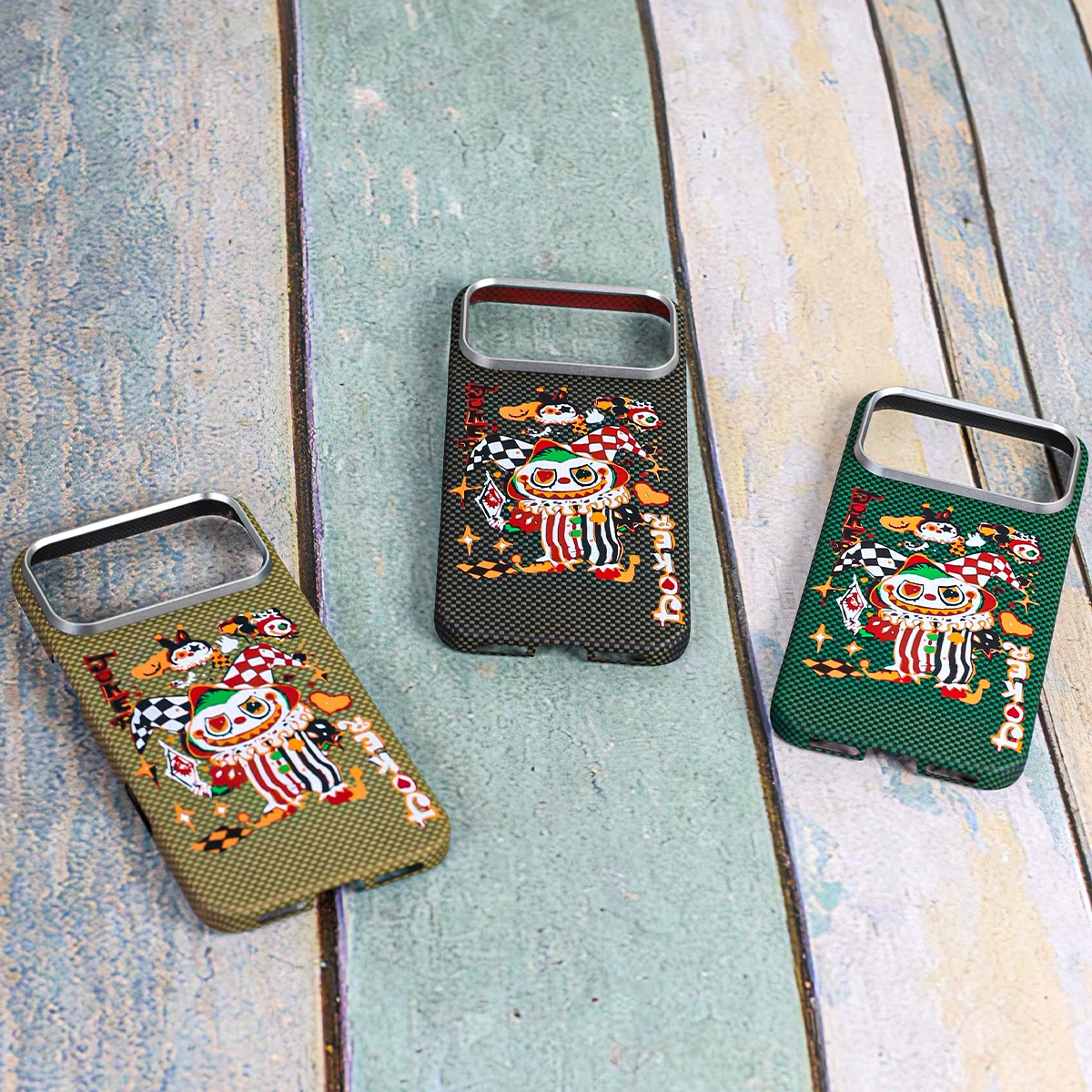 

Чехол из углеродного волокна для iPhone 17 Pro Max, чехол из кевлара, защитный чехол из углеродного волокна, чехол Joker-Clown 16 pro, чехол для мобильного телефона