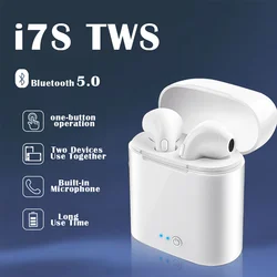 I7tws Wireless Binaural Bluetooth Headset 5.0 Stereo Scrub in Ear Earplugs Portability Sports Audio I7 Mini Bluetooth Earphones