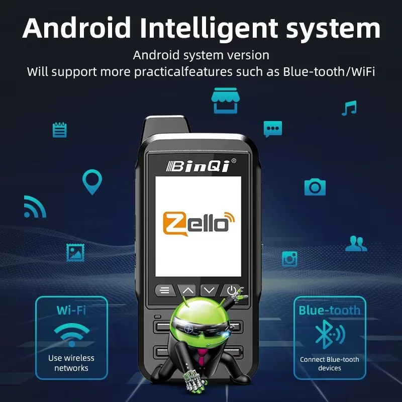 راديو POC 4G شبكة طويلة المدى لاسلكي تخاطب متوافق مع راديو Zello ثنائي الاتجاه عالمي 5000 كجم #4