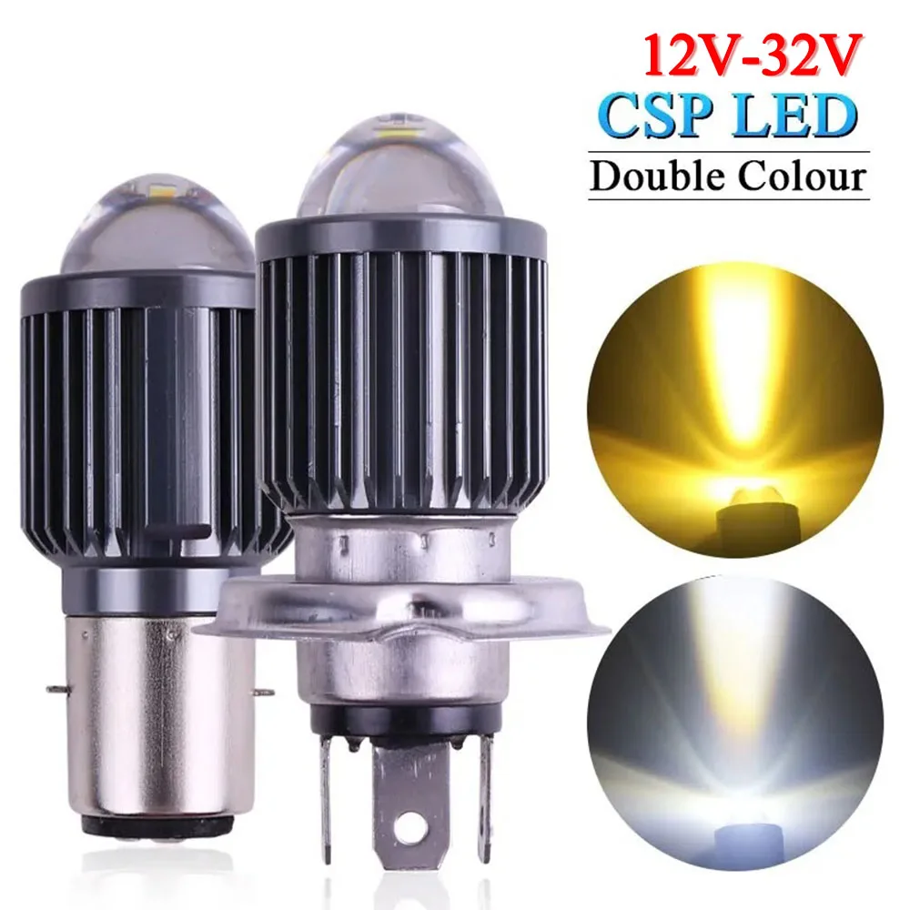 h4 led lights 12v h4 led moto ba20d atv lamps ba20d led headlight bulb p15d bulb holder p15d led Motorcycle headlights Scooter