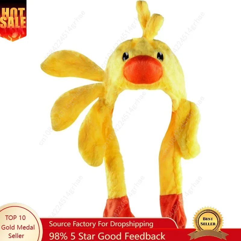 

Super Z Outlet Animal Cute Plush Animal Winter Ski Hat Beanie Aviator Style Winter with Long Glove Ear Flaps