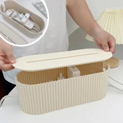 Plug Board Storage Box Cable Wire Organizer Case Socket Wireless WiFi Router Bracelet Desktop Data Line Plug Holder Shelf