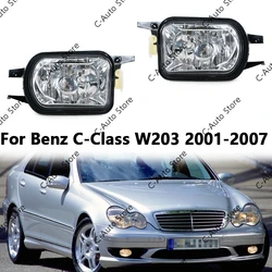 Car Front Bumper Fog Lights Lamp Fog Light Without Bulb For Benz C-Class W203 2001-2007 2158200556 2158200656