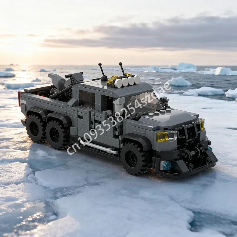 

507 шт. MOC Forded VelociRaptor City Champions Модель здания Рождественский подарок Блоки Игрушечная конструкция Сборка DIY Кирпич День рождения