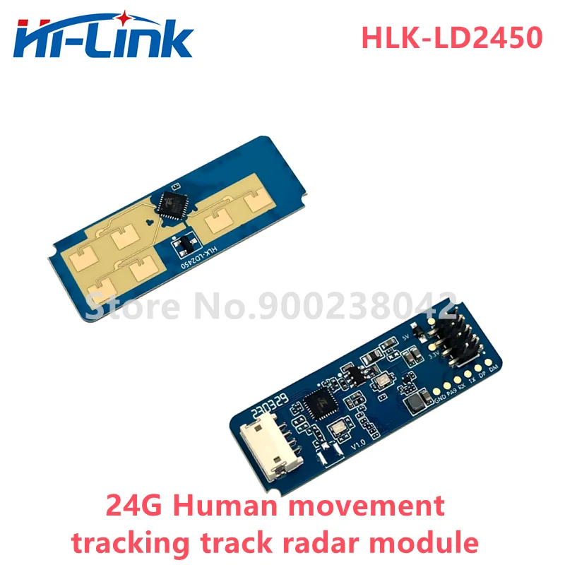 하이 링크 HLK-LD2450 모션 타겟 추적 레이더 센서 모듈, 거리 각도 측정, 스마트 호텔, 가정, LED, 24GHz, 무료 배송