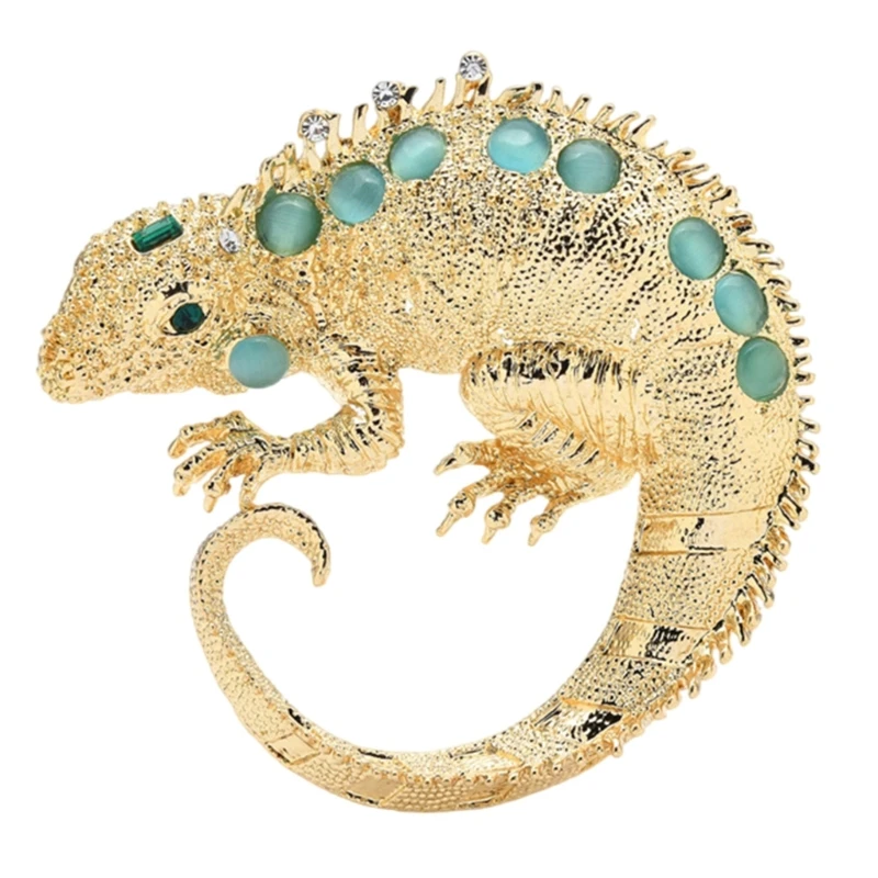 Exquisite Rhinestones Brooch Animal Lapel Pin Clothing Embellishment Fashion Jewelry for Parties and Dates image 5