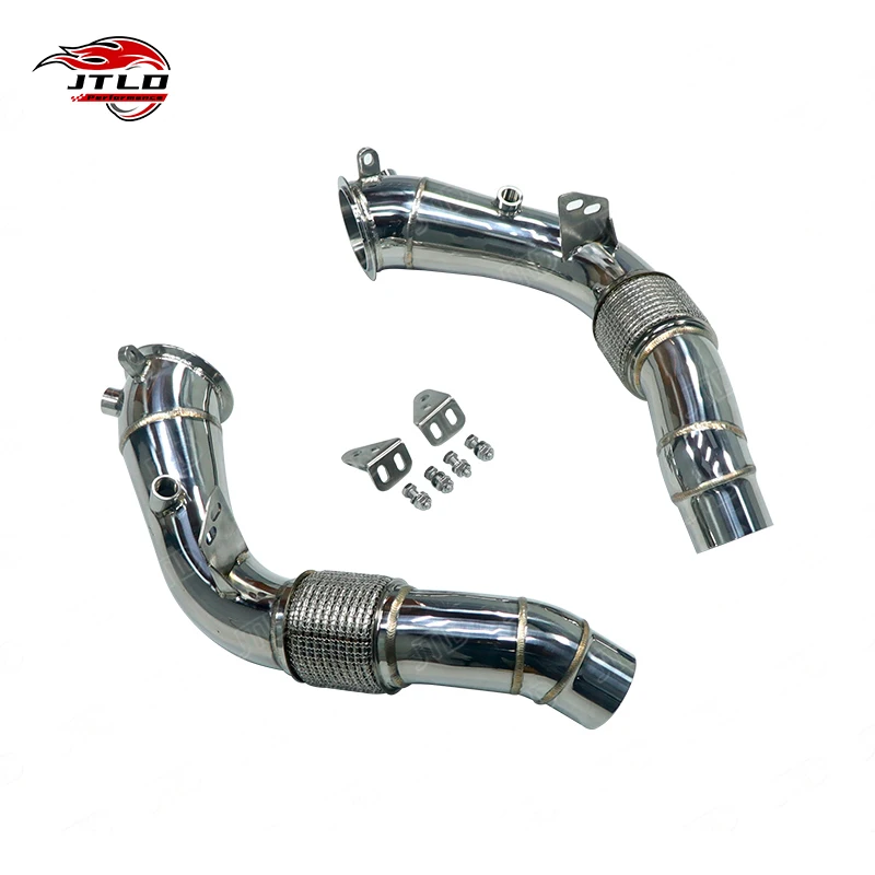 Hot Sale 304SS Stainless Steel Racing Exhaust Downpipe for BMW M5 F10 Polishing
