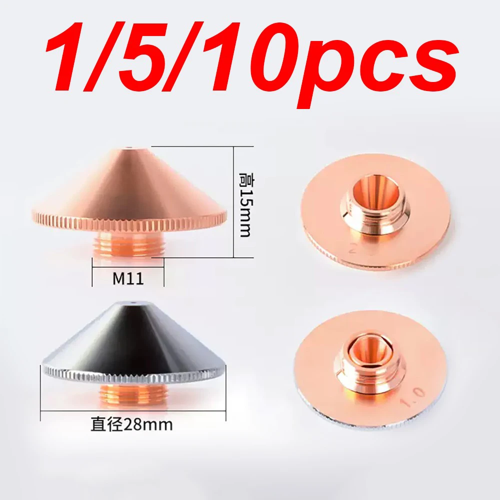 BRH Raytools Nozzle Single/Double Layer Dia.28mm Caliber 0.8-5.0mm For Empower Fiber Laser Head Bodor Glorystar Laser Machine