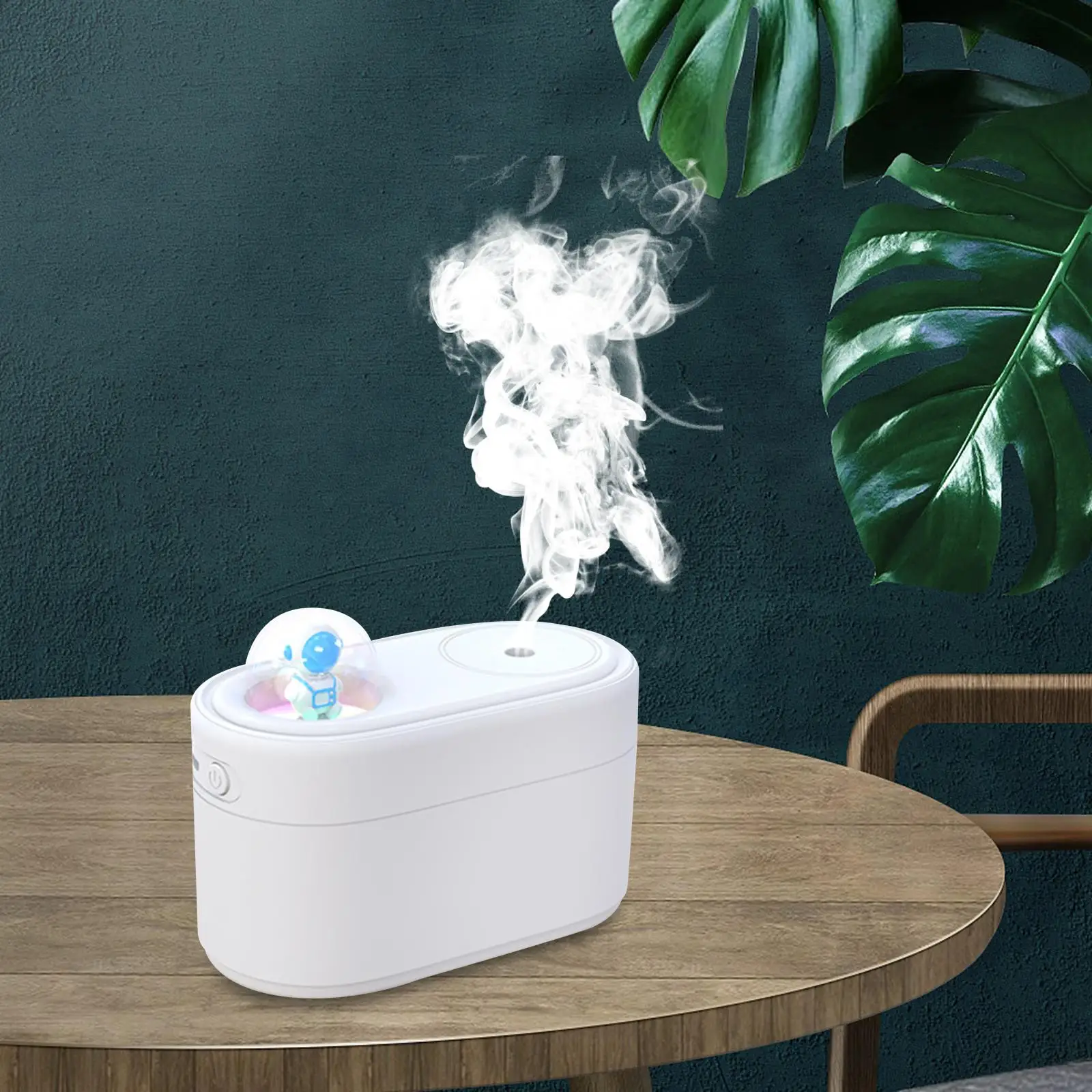 Humidificador doméstico con luz nocturna 350 ml silencioso para mesa oficina viajes