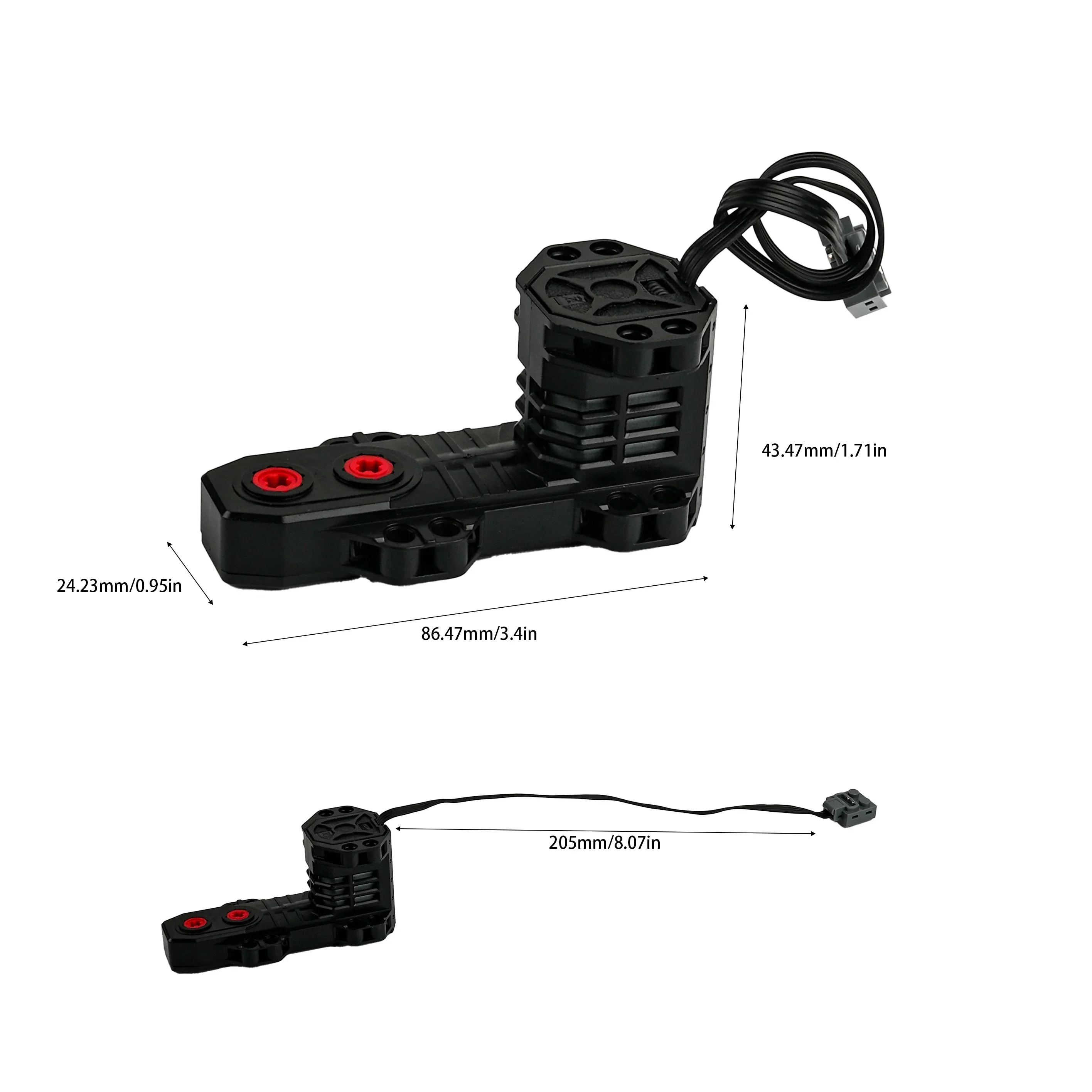 Moc Power Functies Onderdelenset Technische motor Afstandsbediening Accubak M L XL Servomotor PF-blokken Compatibel met 8293 8883