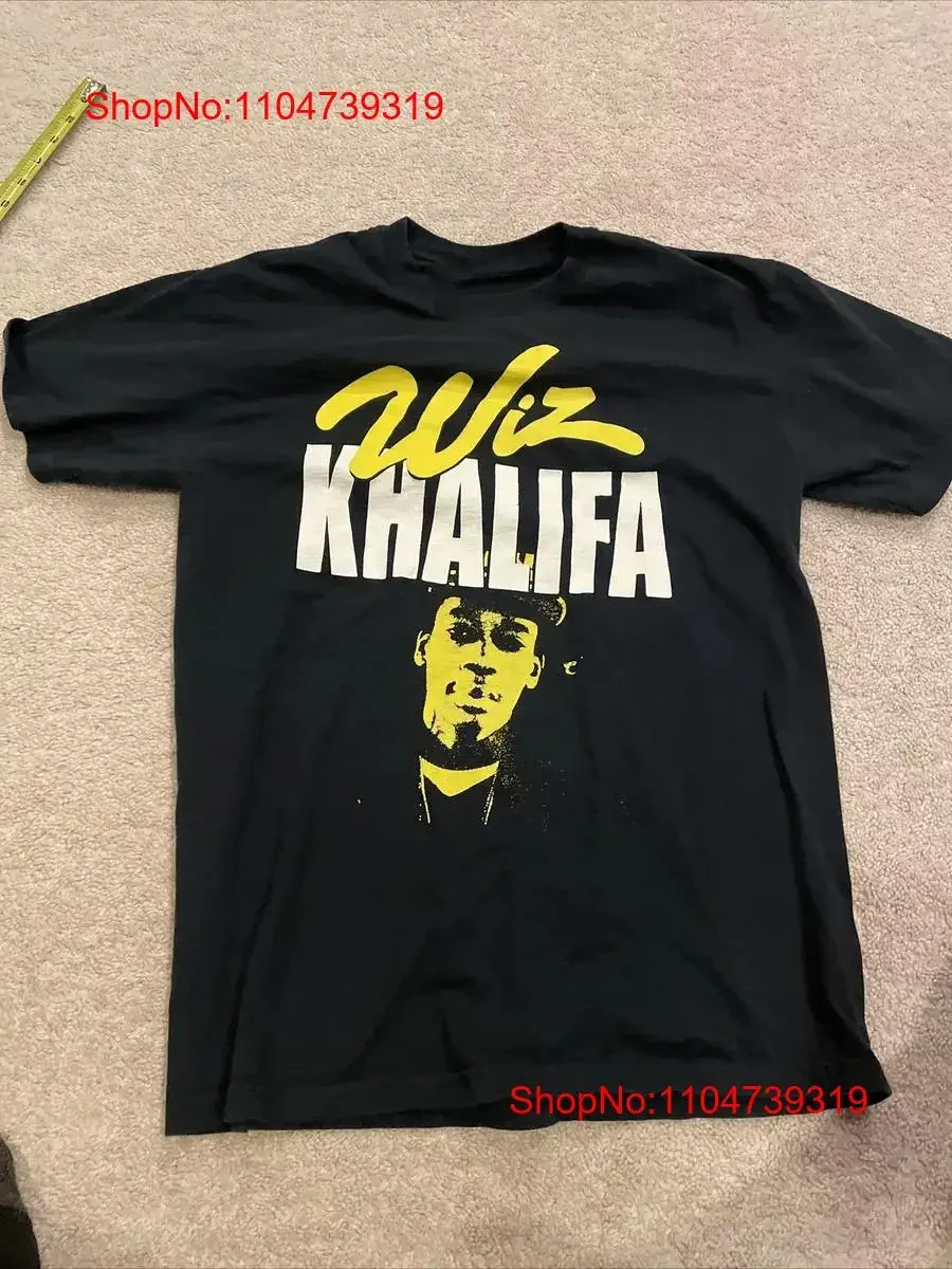 

Vtg Wiz Khalifa Tour 2016 Black Color Size S To 4XL T Shirt BL1125 vintage Washed Soft Stylish homme graphic