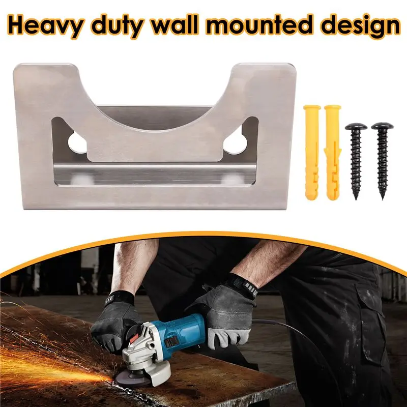 Angle Grinder Holder Wall Mount Angle Grinder Holder Tool Grinder Bracket Grinder Tool Holder Grinder Tool Holder-[A22I Store]