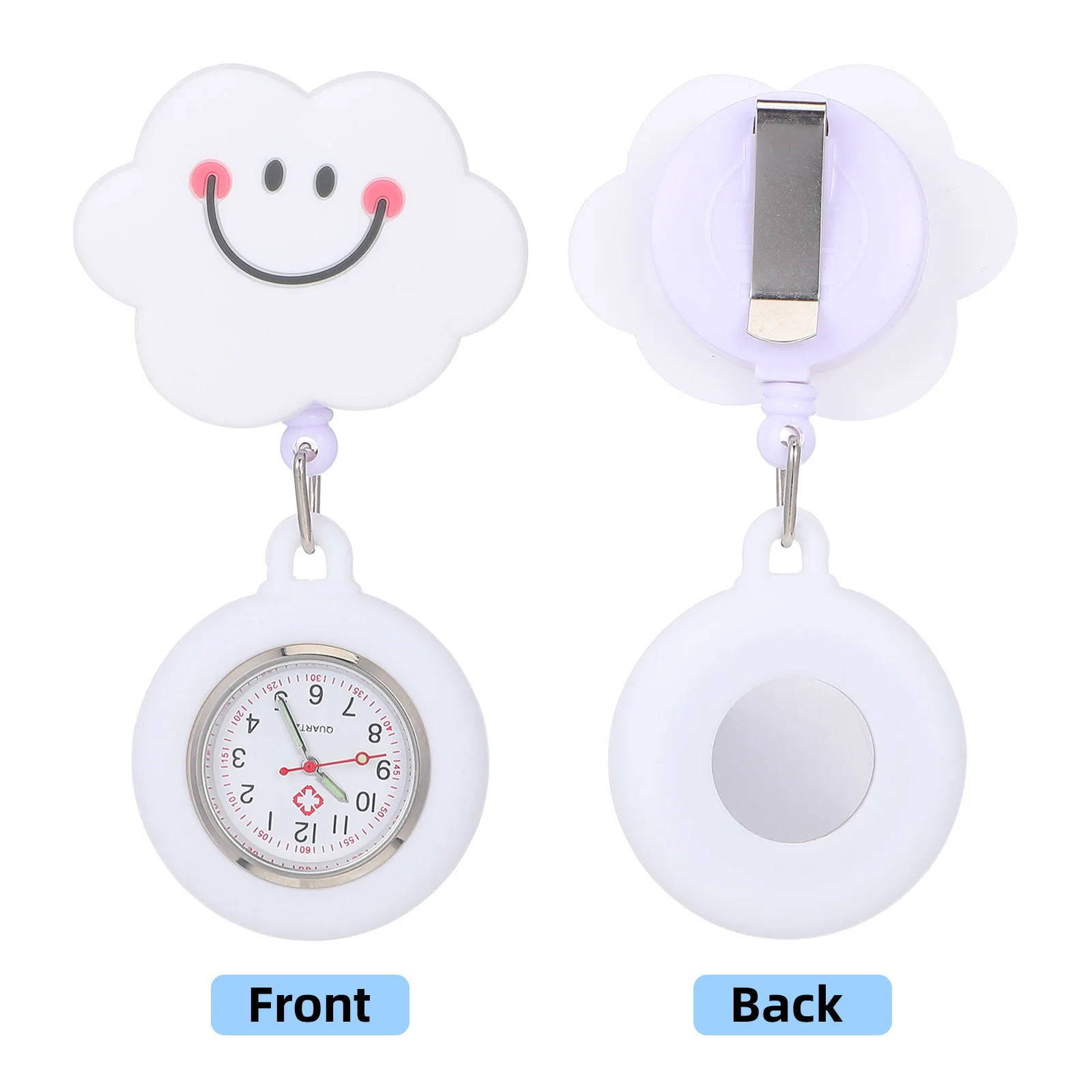 1 шт., карманные женские модные часы для медсестер, часы для медсестер для женщин, медицинский персонал, рабочее использование, модные подвесные часы-брелок