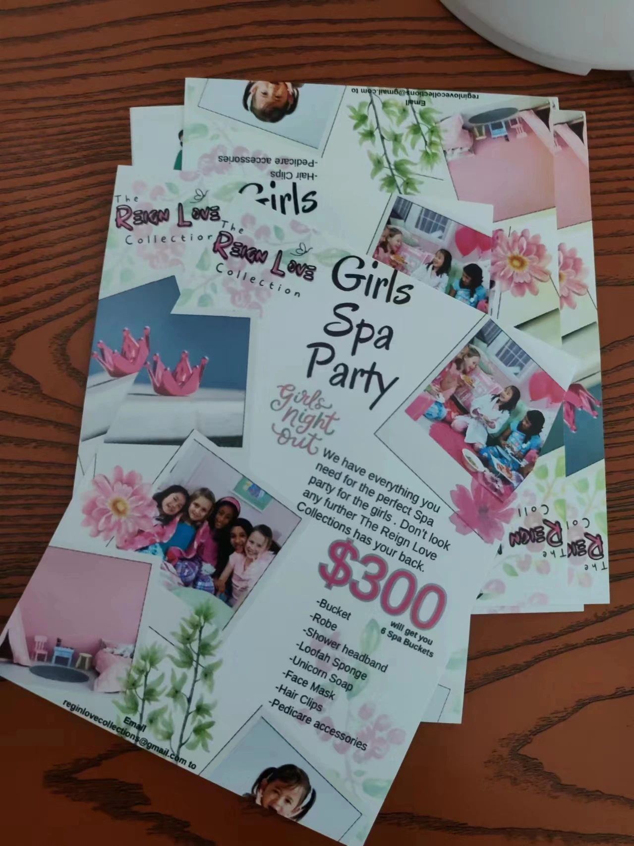 100/200/500pcs Customized A6 color page double-sided flyer printing advertising flyer package postage