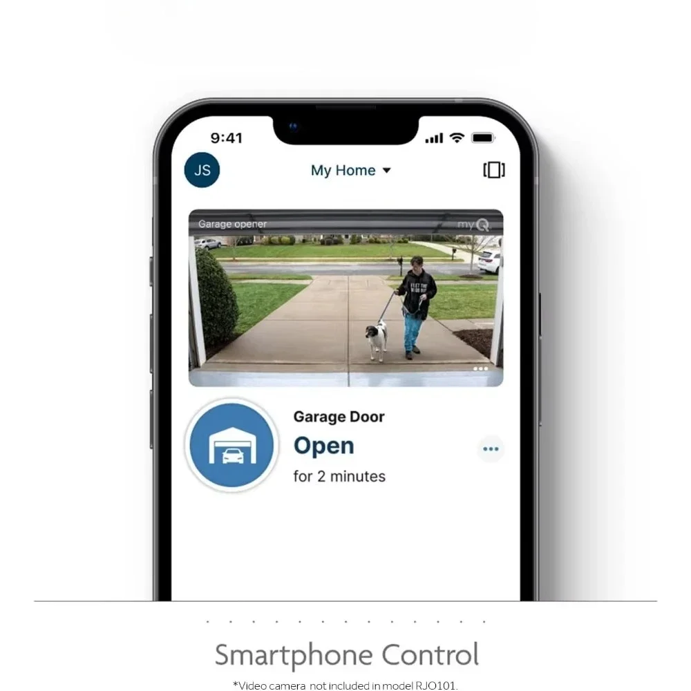 صفقة رائعة. ميزات فريدة من نوعها-RJO101MC مثبتة على الحائط فائقة الهدوء مع بطارية احتياطية وإضاءة LED وفتاحة باب المرآب 36 رطلاً B