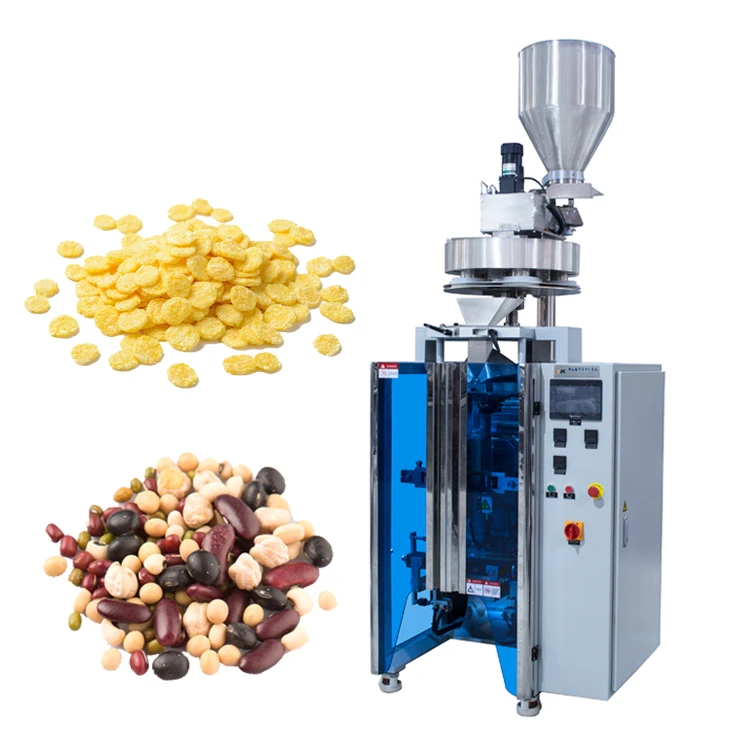 Fabrik Großhandel Gemischtes Produkt Automatisches Wiegen 500g Maisquaste Maisflocken Popcorn/Bohnen Verpackungsmaschine