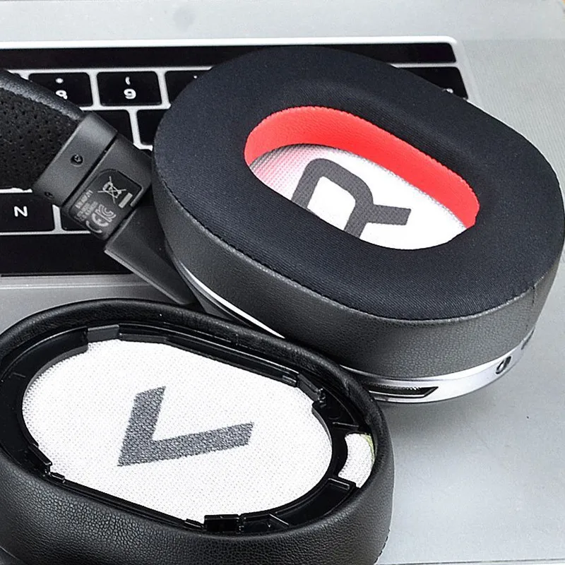 Almohadillas de Gel de hielo para auriculares Plantronics Backbeat pro2 SE 8200UC, almohadillas de repuesto para auriculares, espuma de cuero proteico con hebilla