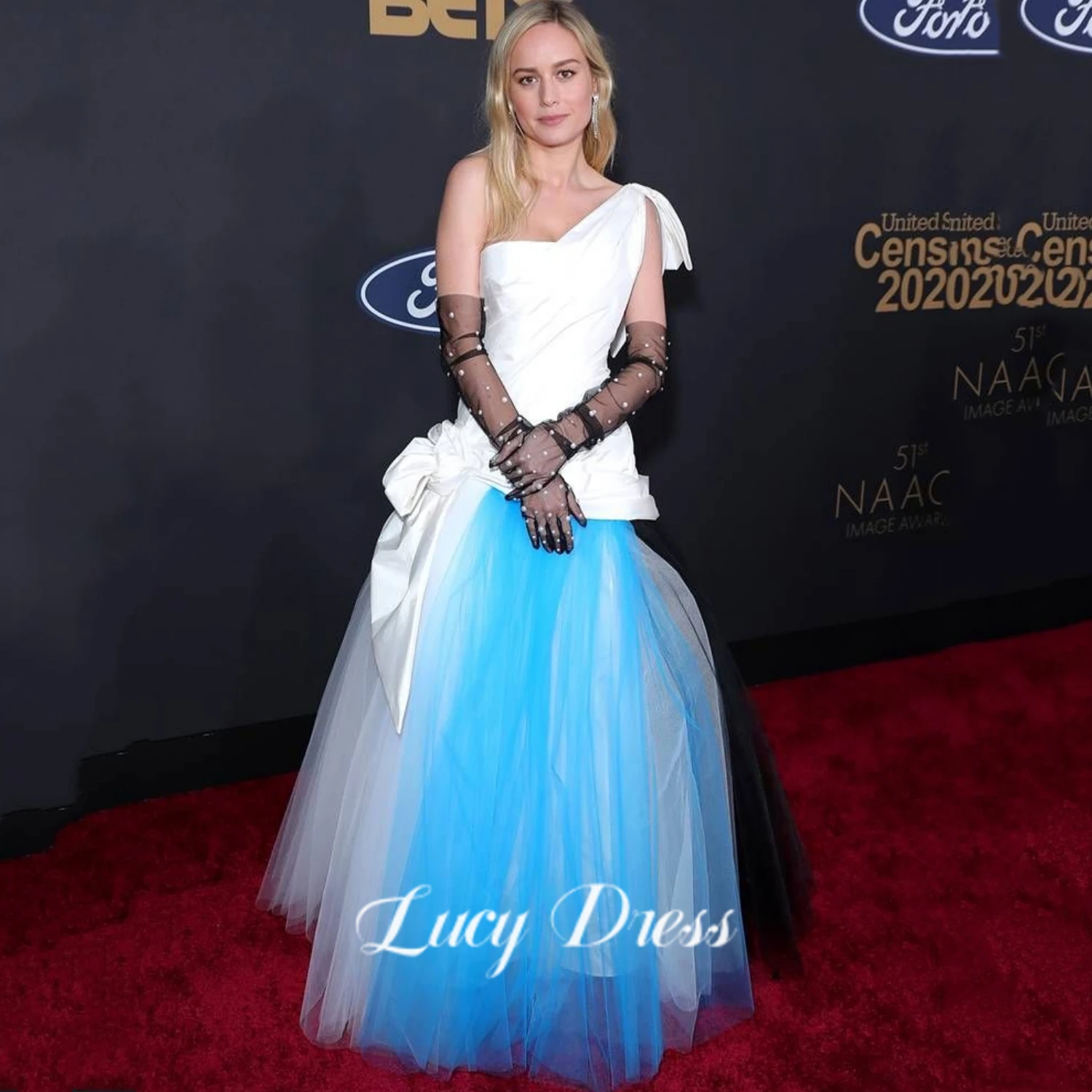 

Lucy Celebrity Dress Arabic Evening Dress Party Evening Elegant Luxury Celebrity Satin Graduation Dresses for Prom Multicolor