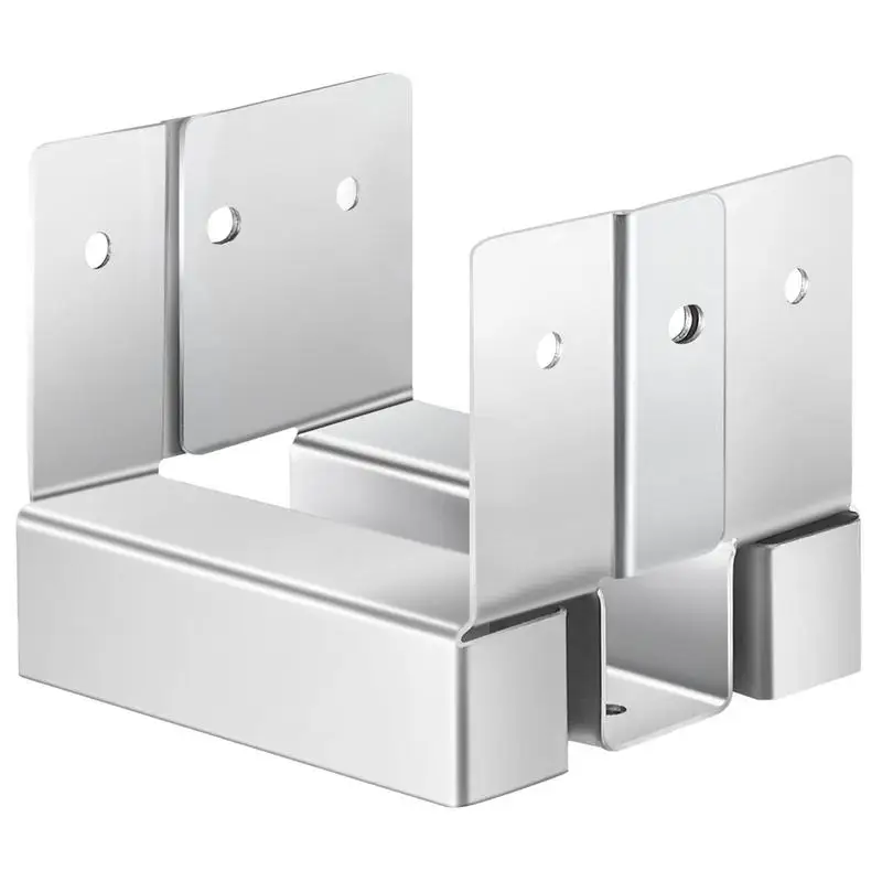 

Free Shipping-4x4 Post Base 10 Pcs, Inner Size 3.53x3.56inch/89.6x90.5mm Concrete Post Anchor, Heavy-Duty Zinc-Plated Carbon Ste