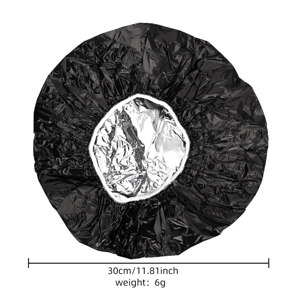 Aluminum Foil Hats Deep Conditioning Heat Insulation For Hair Dye Coloring Treatment Baking Oil Cap Salon Spa Use