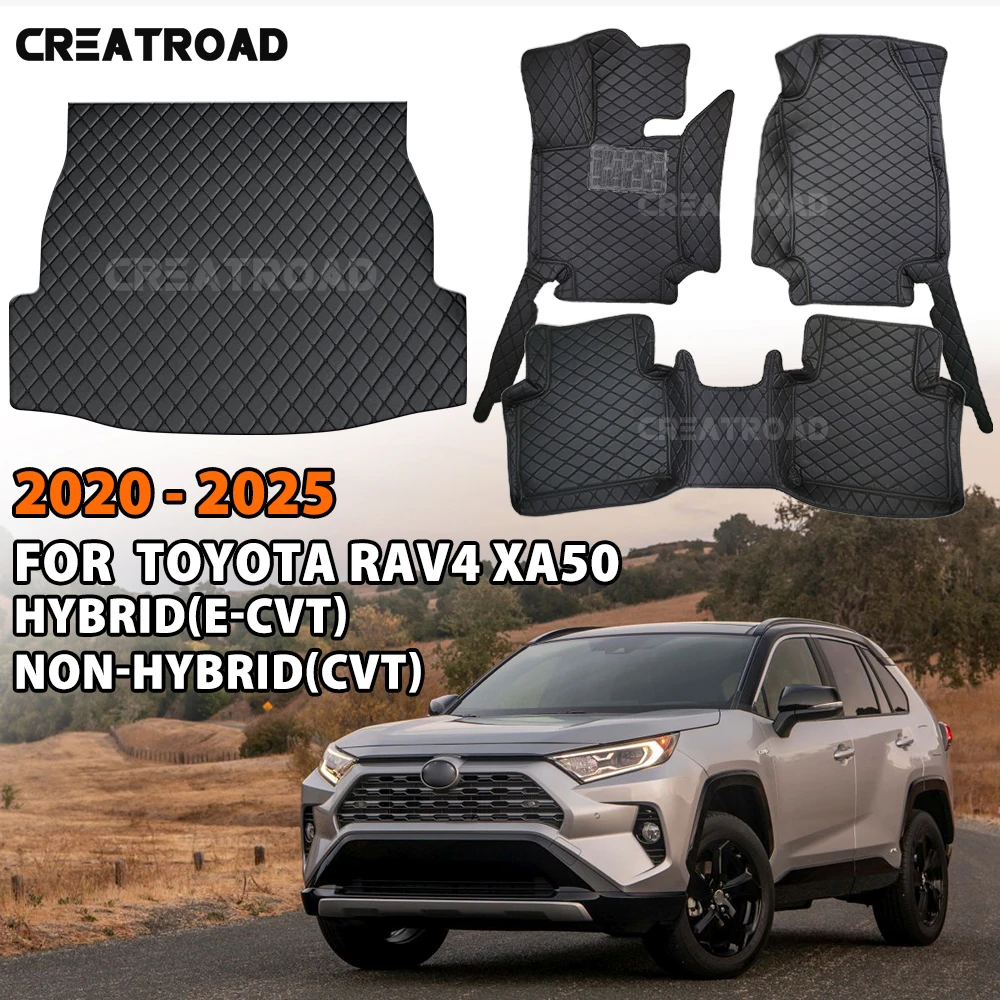 

Car Floor Mats For Toyota RAV4 XA50 Non-Hybrid(CVT) / Hybrid(E-CVT) 2020-2024 Suzuki Across Carpet Interior Accessories