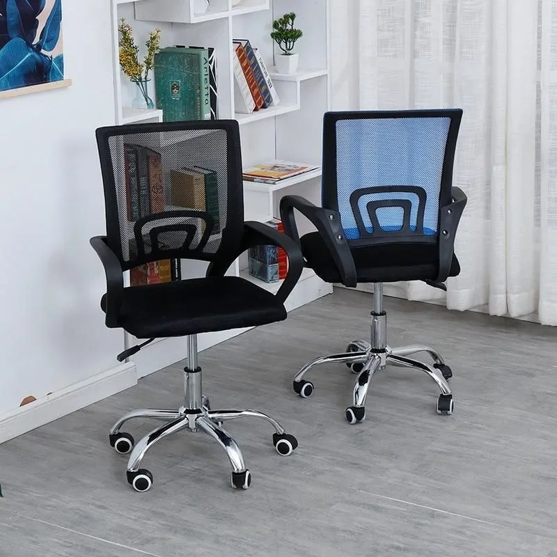

Ergonomic Rolling Office Chair Comfortable Dorm Office Conference Seat Suitable for Staff Students Training Adaptable Wheels
