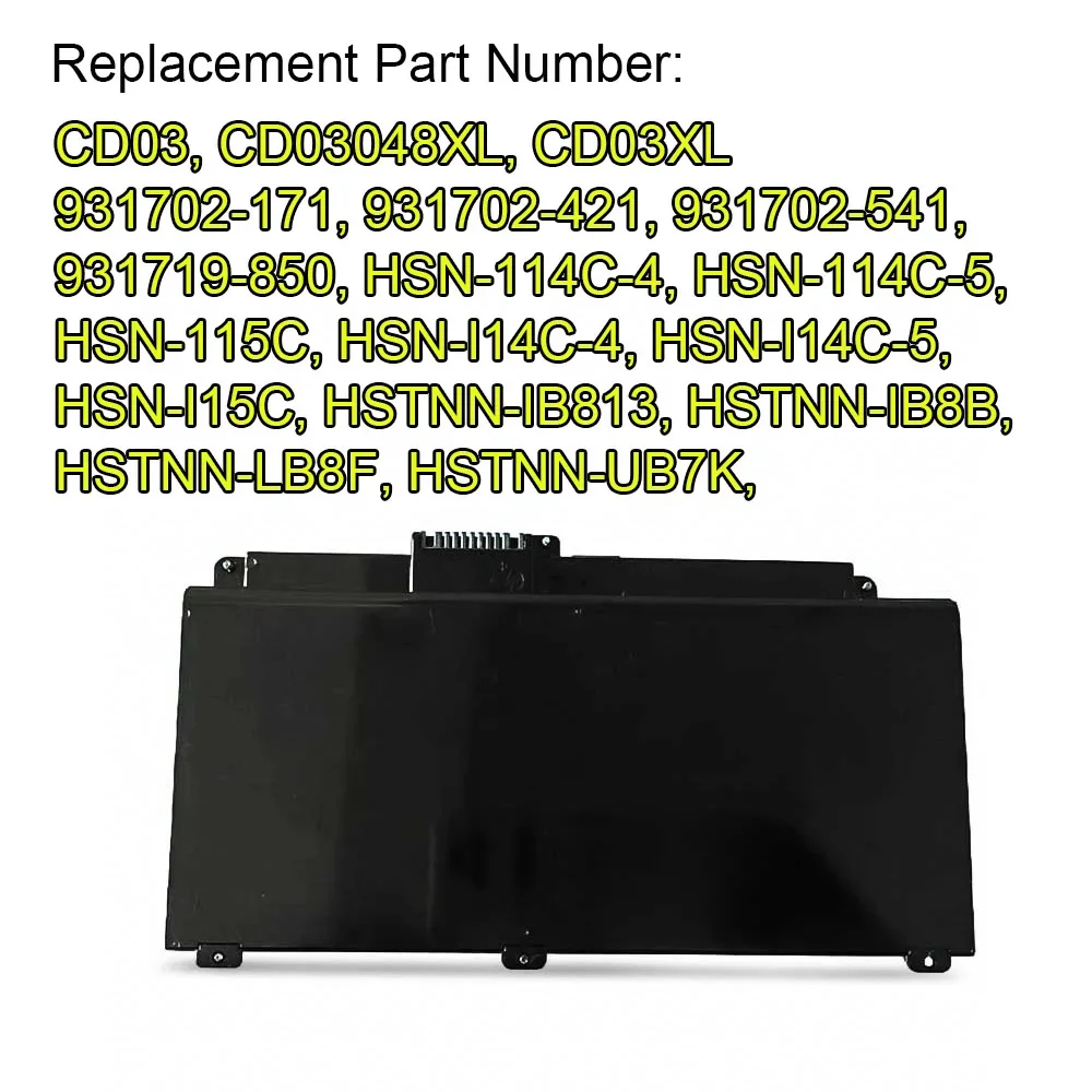 Imagem -02 - Dodomorn-bateria para hp Probook Cd03xl 640 645 650 g4 640 650 g5 650 g7 Hstnn-ub7k Hstnn-ib8b Hstnn-lb8f 11.4v 48wh Laptop