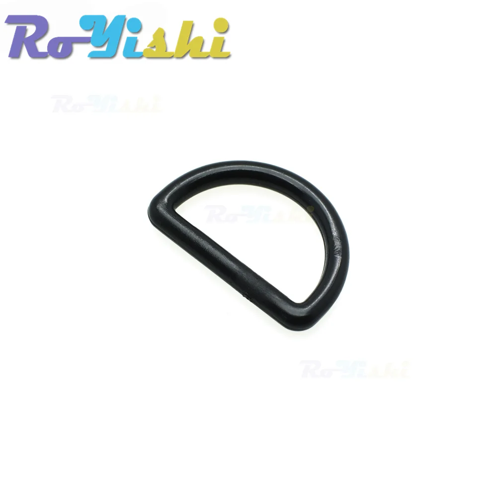 10 Pcs/Pack Plastic D-Ring Buckles Webbing Size 10mm 12mm 15mm 20mm 25mm 30mm 38mm 45mm Black