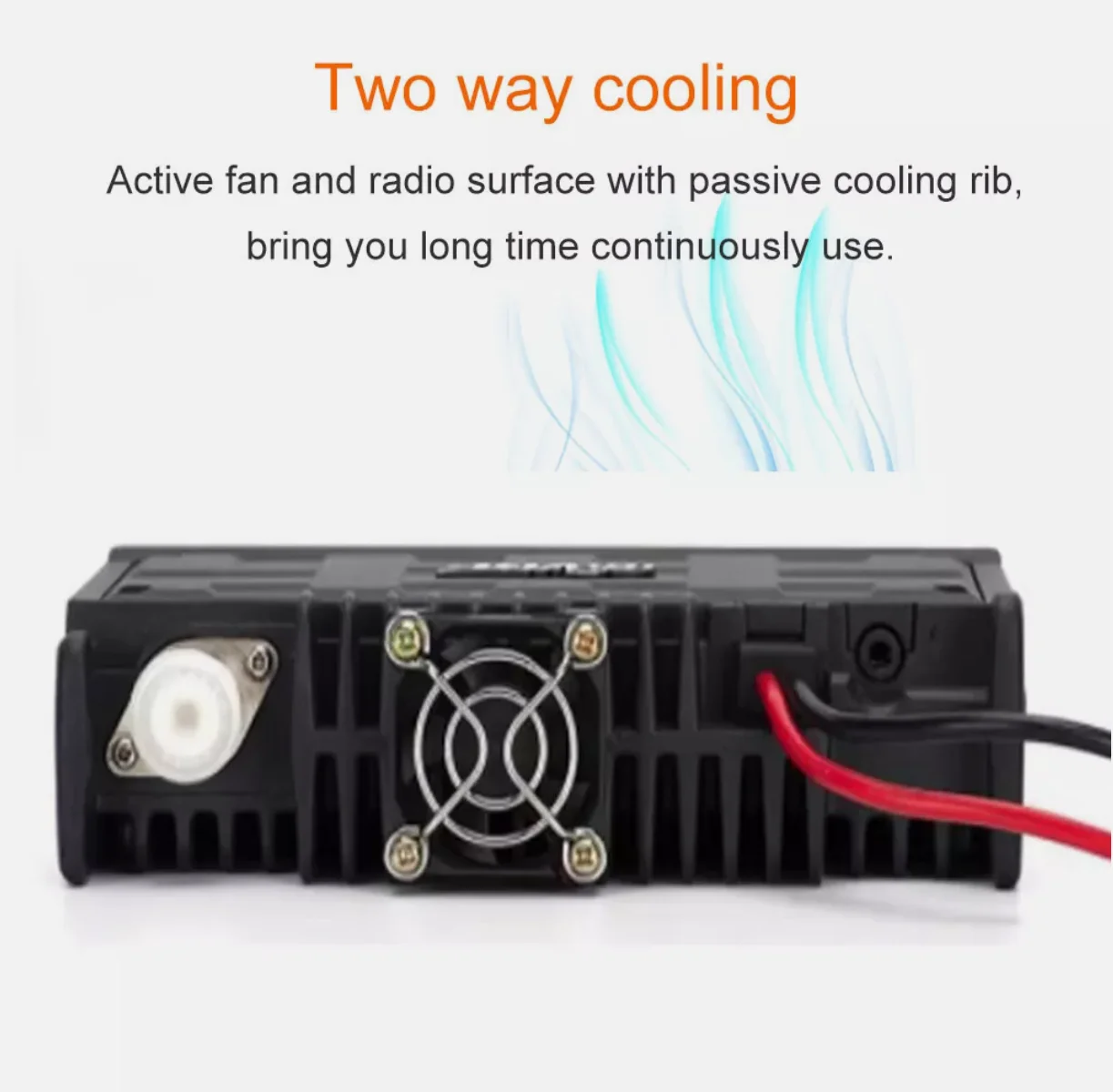 

VERO VR-N7500 50W VHF/UHF Headless Mobile HAM Radio with BT And App Programming