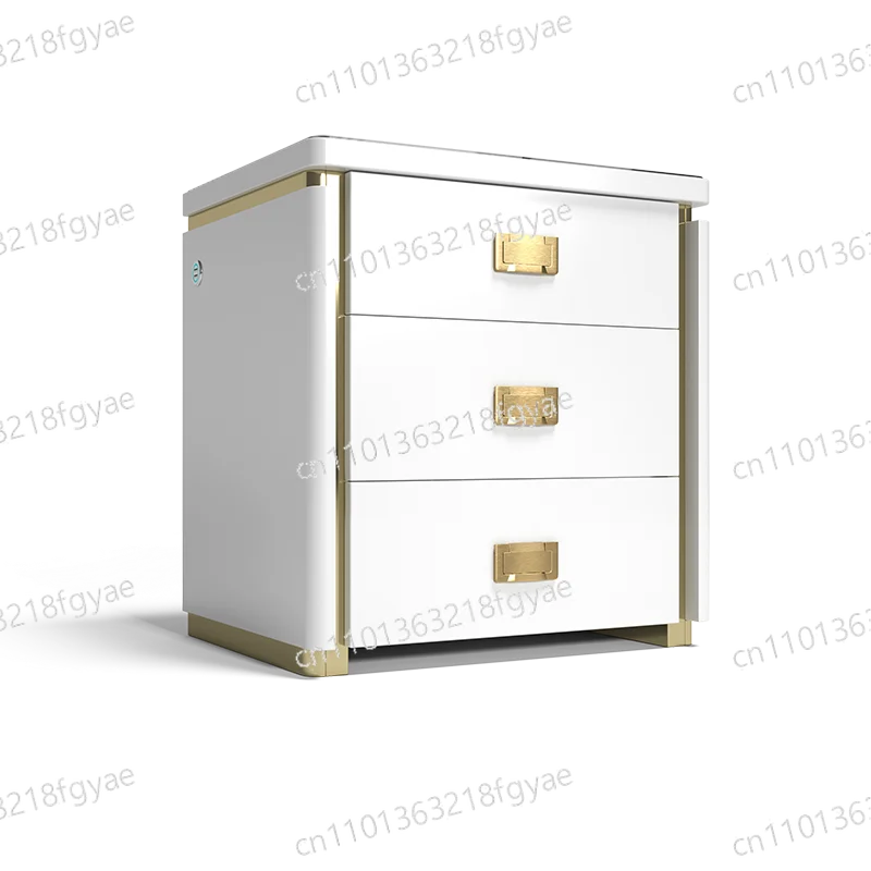 

Safe Home Small Drawer Bedside Table Safe Smart WiFi Wireless Charging Anti-theft