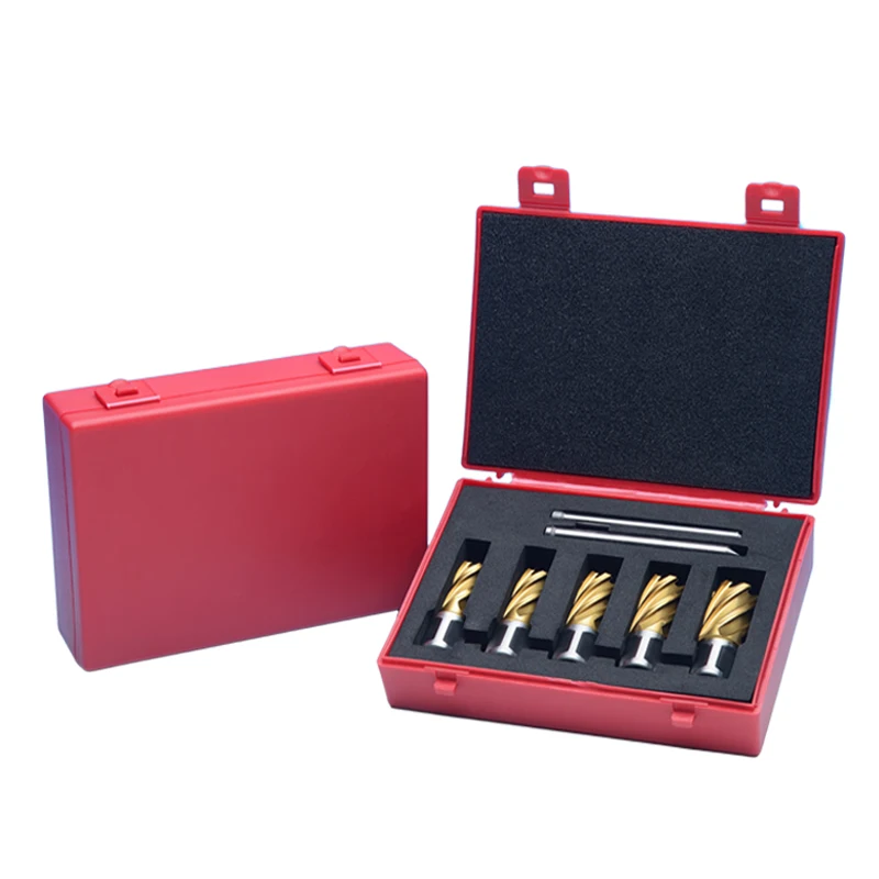 New arrival power tools kit set electric wrench annular cutter manufacturer hss drill bit for drilling holes