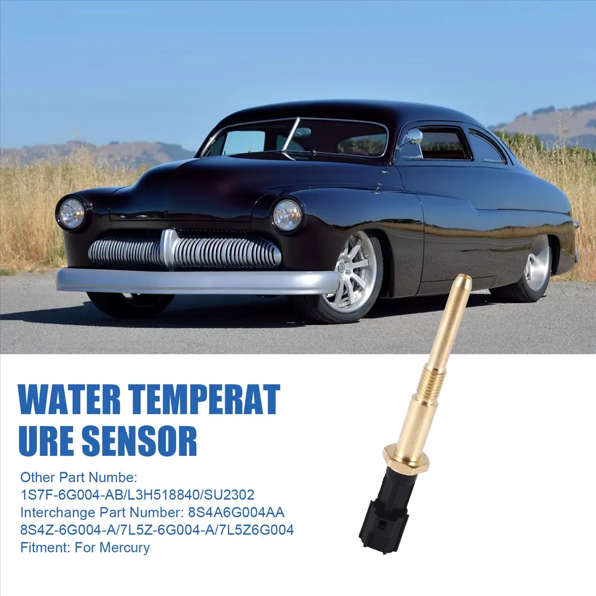 

Water Temperature Sensor for Ford Mercury 1S7F6G004AB 8S4A6G004AA New Arrivals