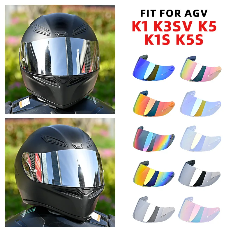 AGV フルフェイスヘルメット ミラーシールド付き AGVヘルメット】シールド交換 イリジウムブルー - たびるのゆる