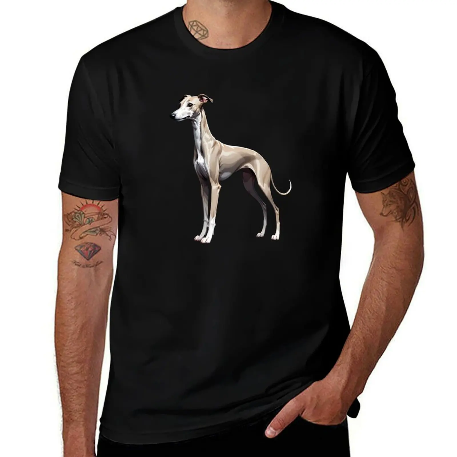 

Whippet T-Shirt man t shirt graphic t shirt personalised T-Shirt
