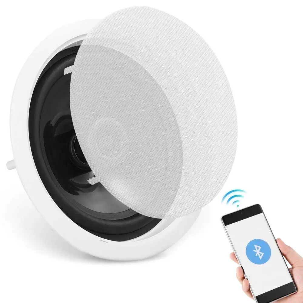 

Потолочный и настенный Bluetooth-динамик 6,5 дюйма, 150 Вт, 8 Ом, 89 дБ, для дома, улицы, гостиной, спальни, кухни