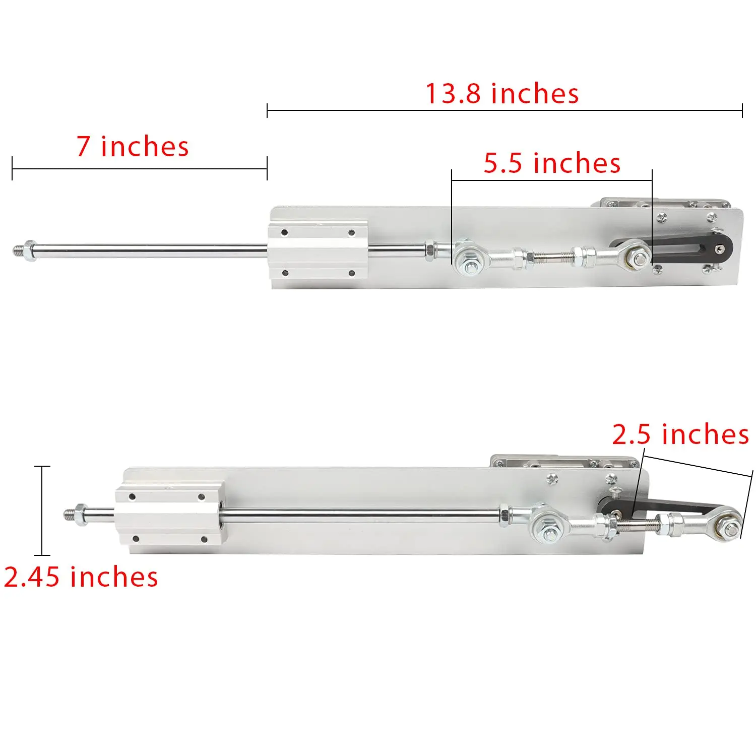 Reciprocating Cycle Linear Actuator DC 12V/24V Gear Adjustable Telescopic Motor DIY Motor With Speed Controller Stroke 2-8CM